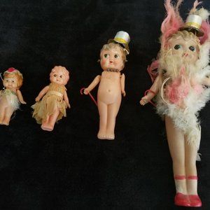 Vintage Celluloid Kewpie Dolls Lot